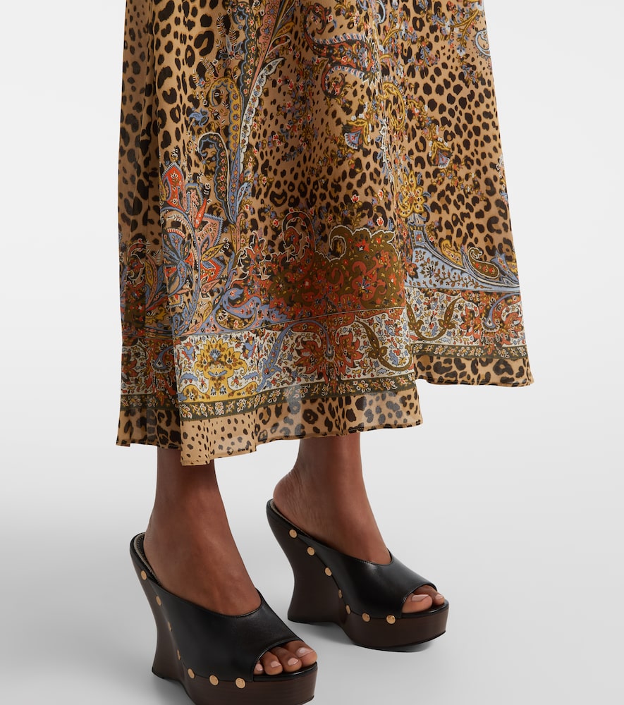  Etro Etro Bedrucktes Midikleid 