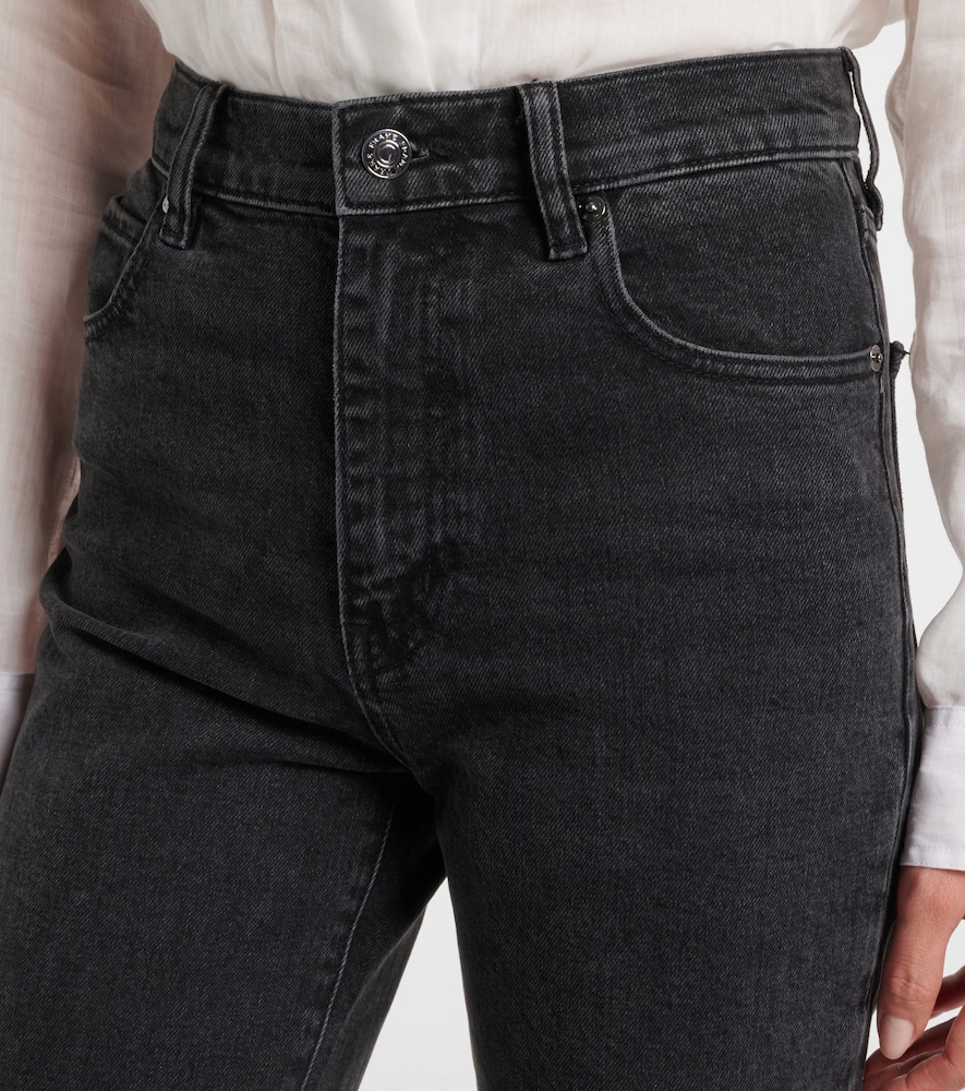  Frame Frame Ruler Cropped Straight Jeans 
