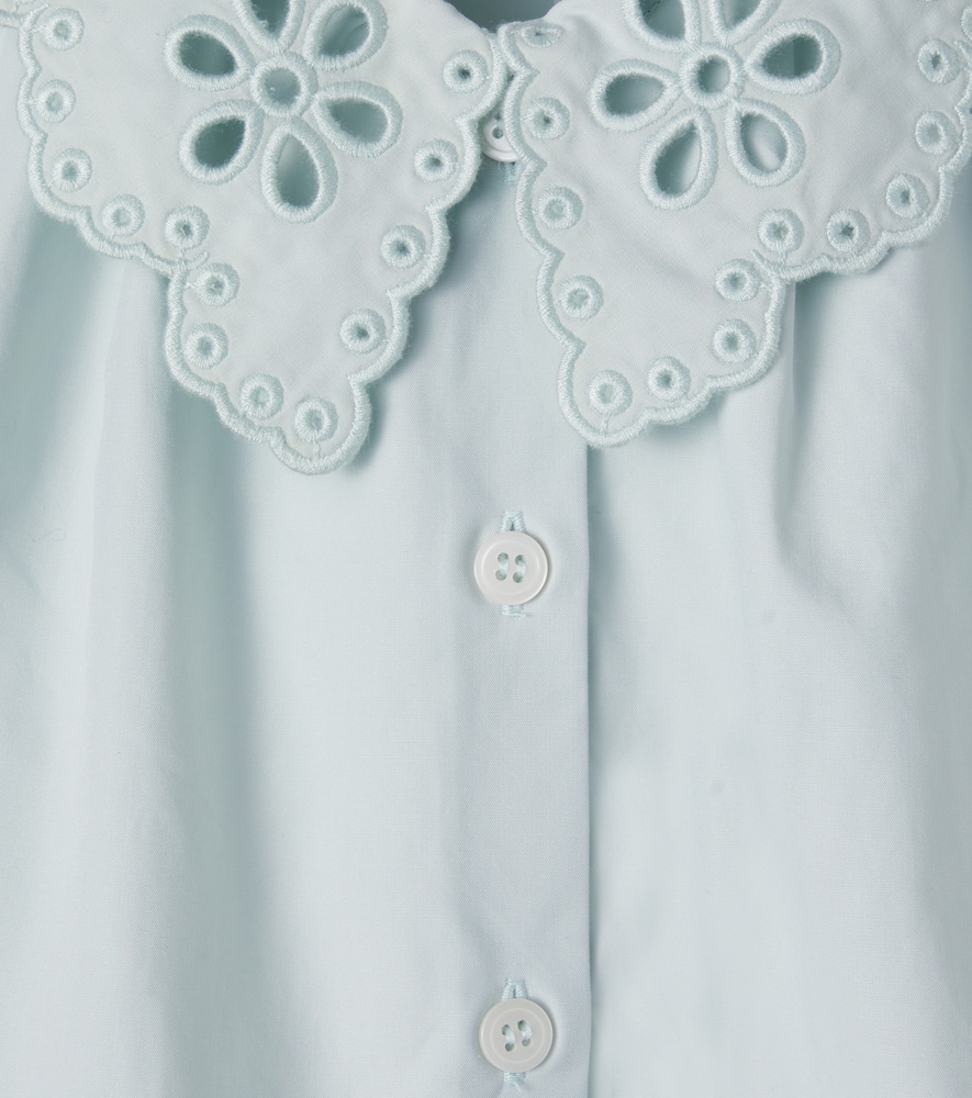  Zimmermann Kids Zimmermann Kids Awaken Embroidered Cotton Shirt 