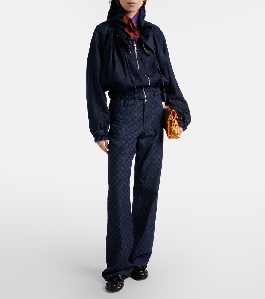 Dries Van Noten Floral wide-leg jeans