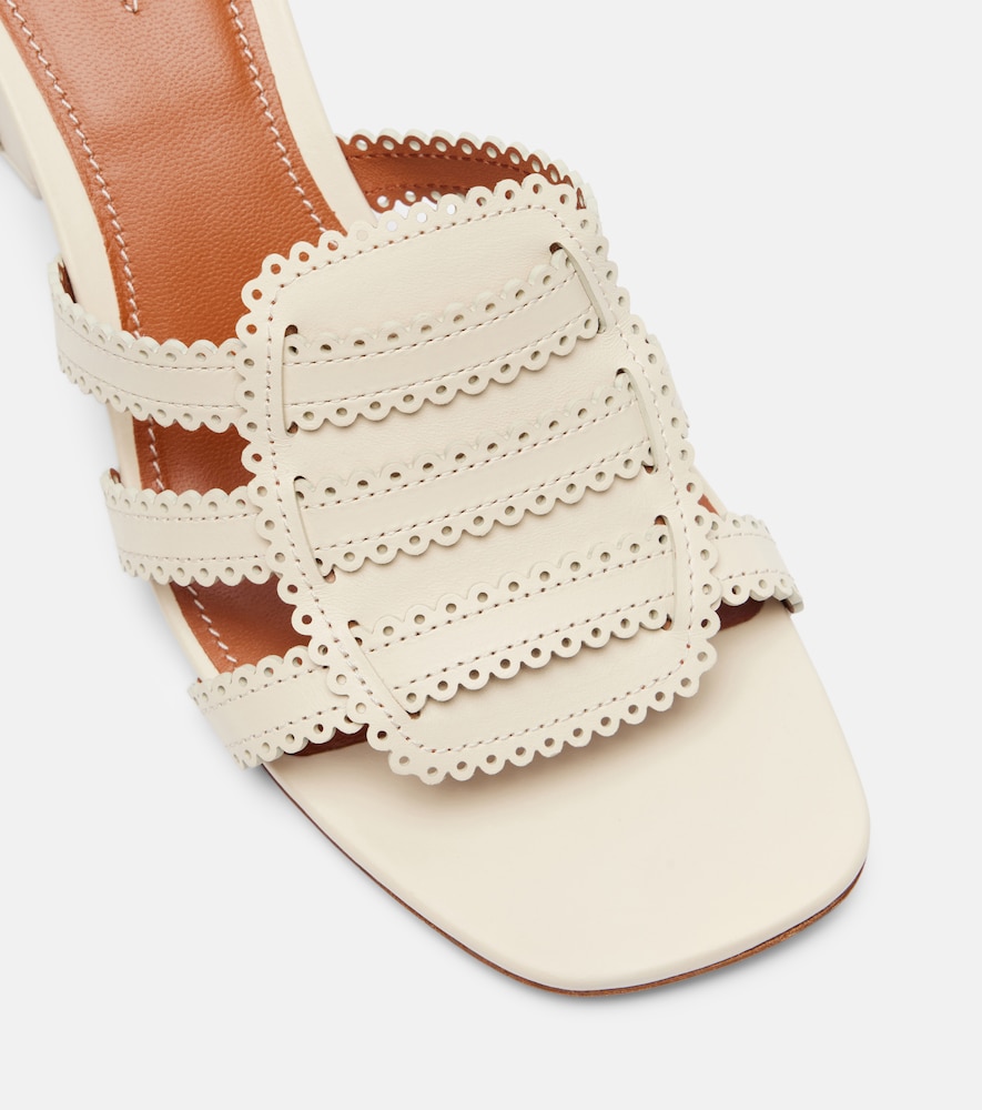  Zimmermann Zimmermann Goldie 65 Leather Mules 