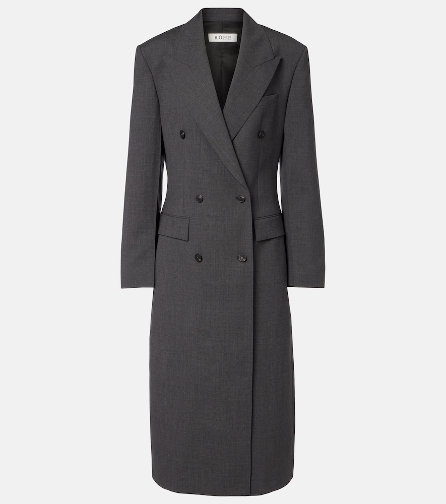 Róhe Cappotto doppiopetto in lana vergine