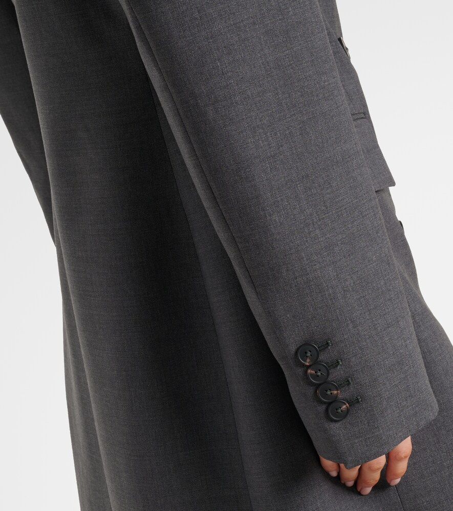 Róhe Double-Breasted Virgin Coat