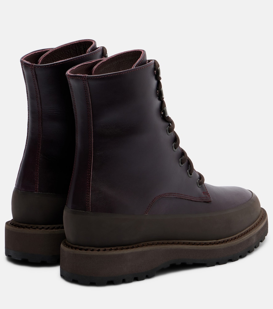 Le Monde Beryl Le Monde Bã©ryl Dolomite Leather Lace-up Boots 