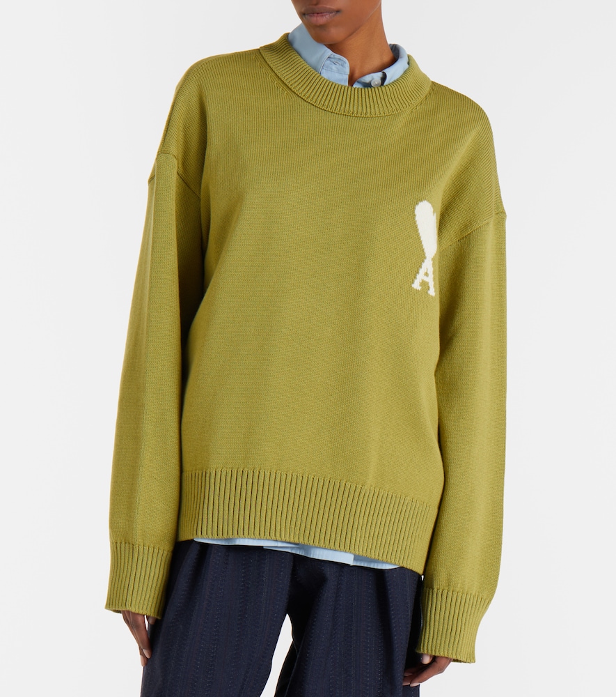  Ami Paris Ami Paris Pullover Ami De Cœur Aus Wolle Und Baumwolle 