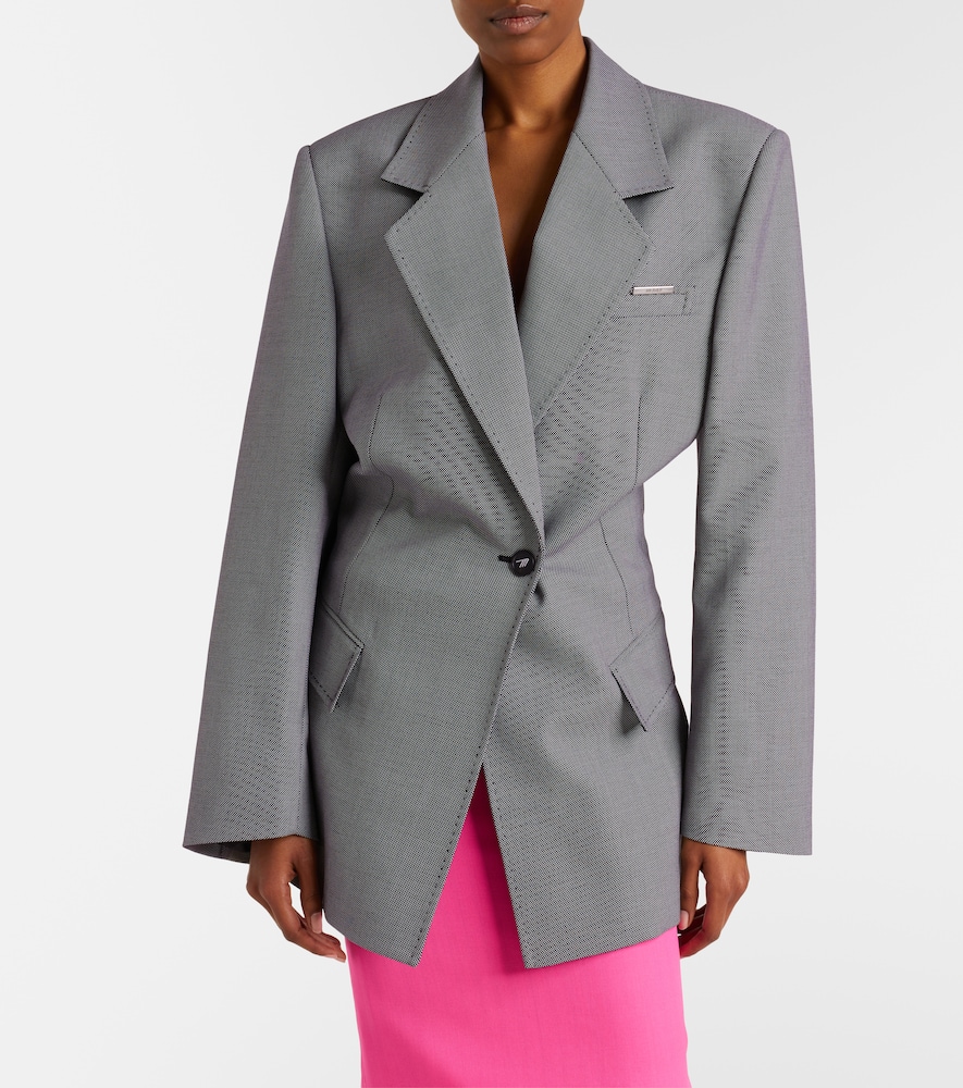 The Attico Wool and cotton blazer