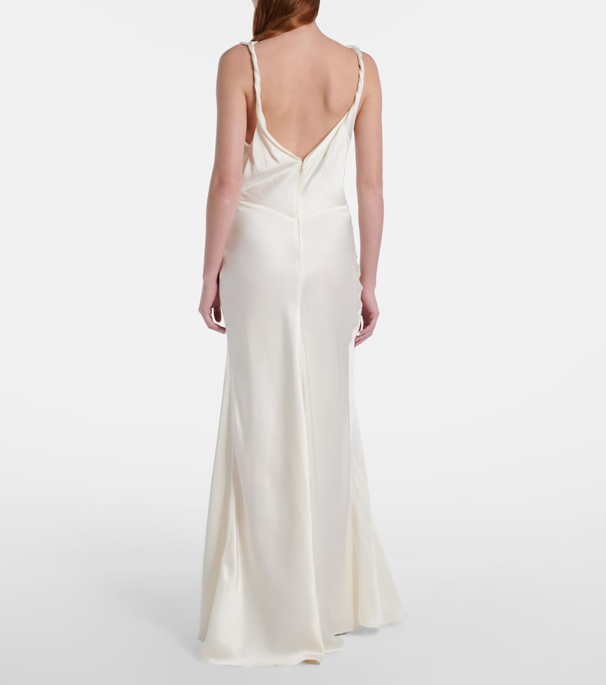  Victoria Beckham Victoria Beckham Robe Posy Aus Satin 
