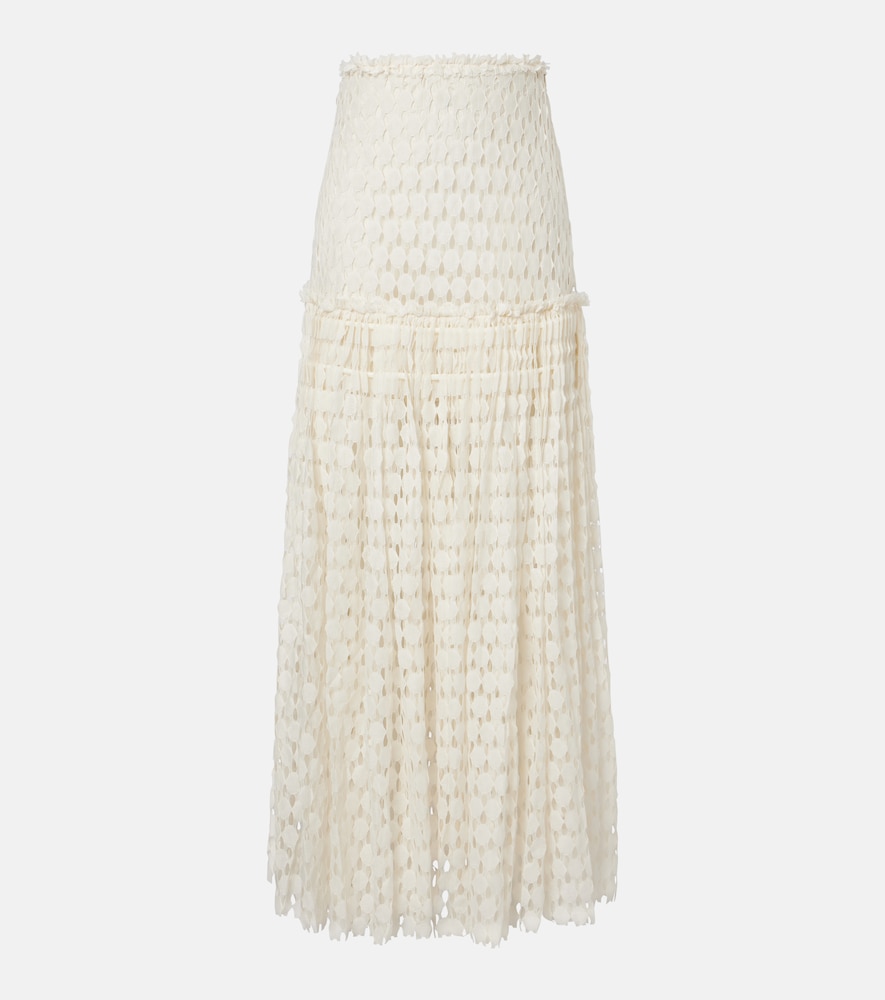 Ulla Johnson Aris cotton-blend lace maxi skirt