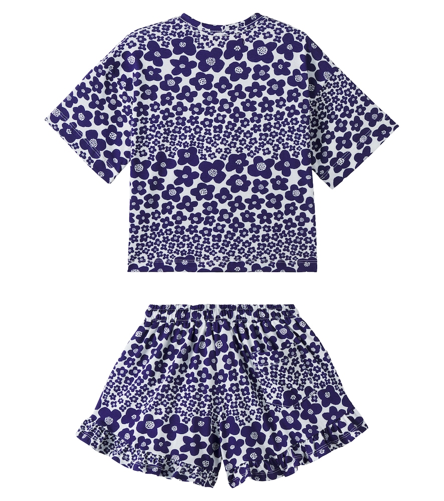  Fabula Fã¡bula Flor Bela Cotton T-shirt And Shorts Set 
