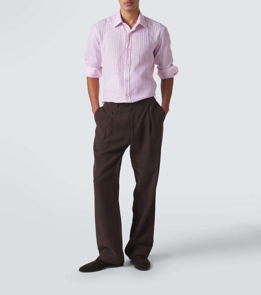  Charvet Charvet Hemd Aus Leinen 
