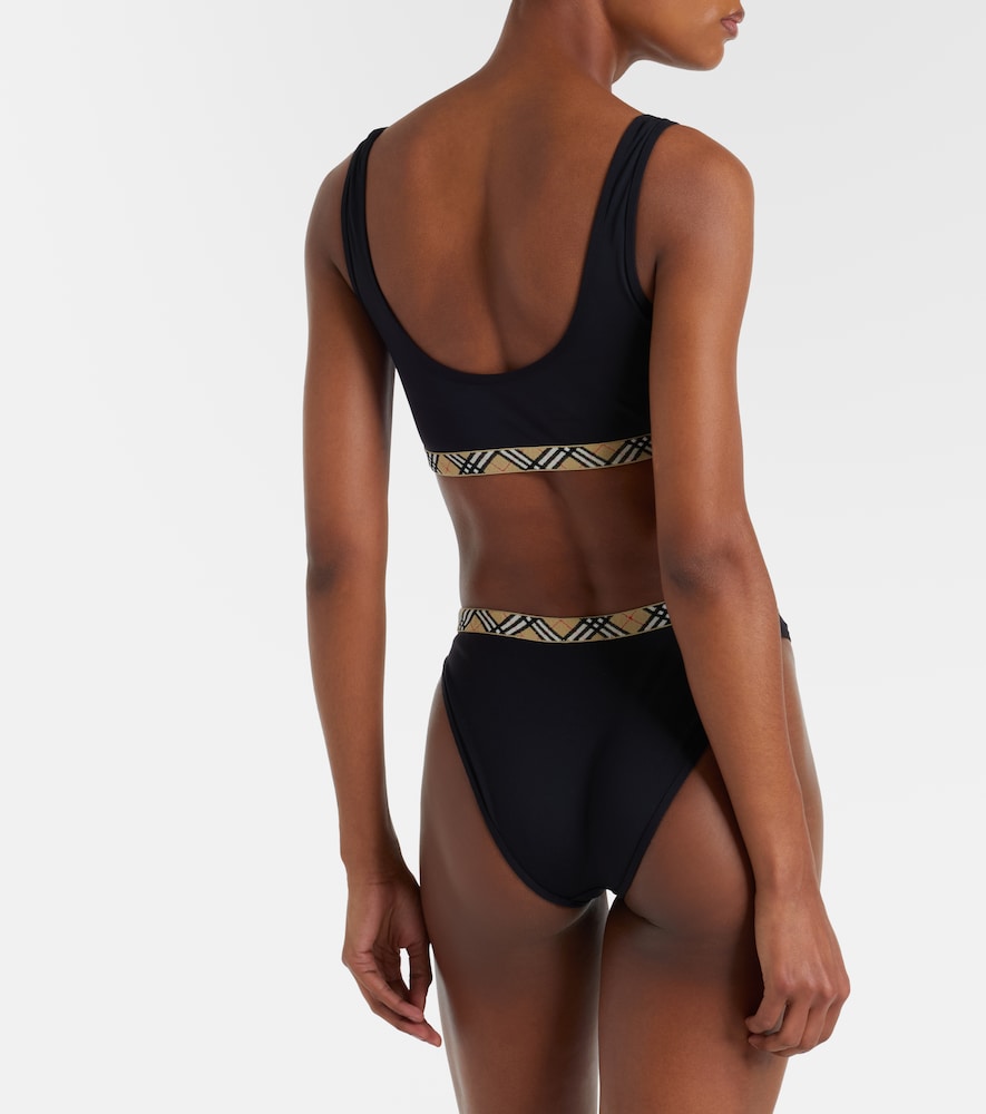  Burberry Burberry Burberry Check Bikini Top 