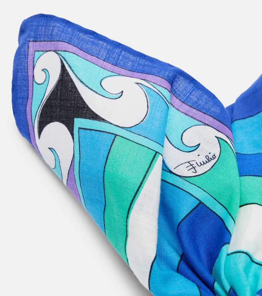  Pucci Pucci Pañuelo Para El Pelo Iride De Algodón 