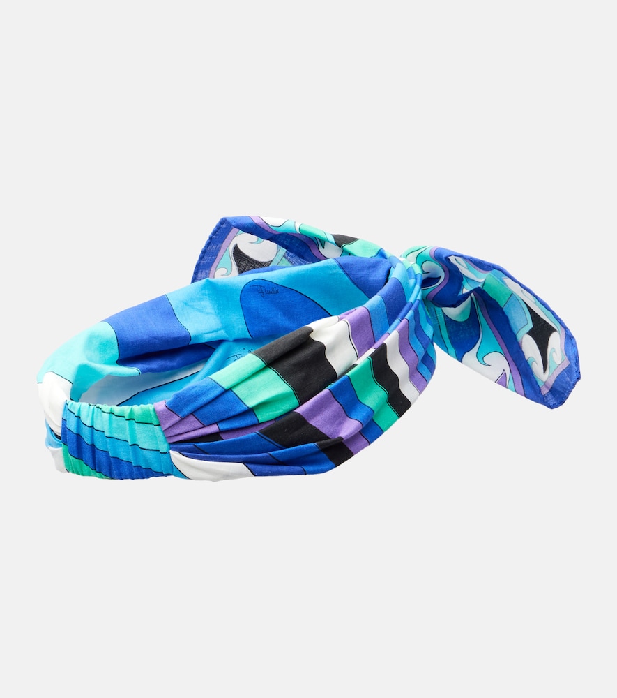  Pucci Pucci Pañuelo Para El Pelo Iride De Algodón 