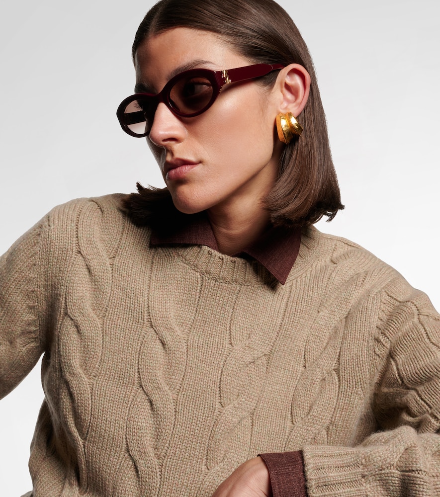  Cartier Eyewear Collection Cartier Eyewear Collection Signature C Oval Sunglasses 
