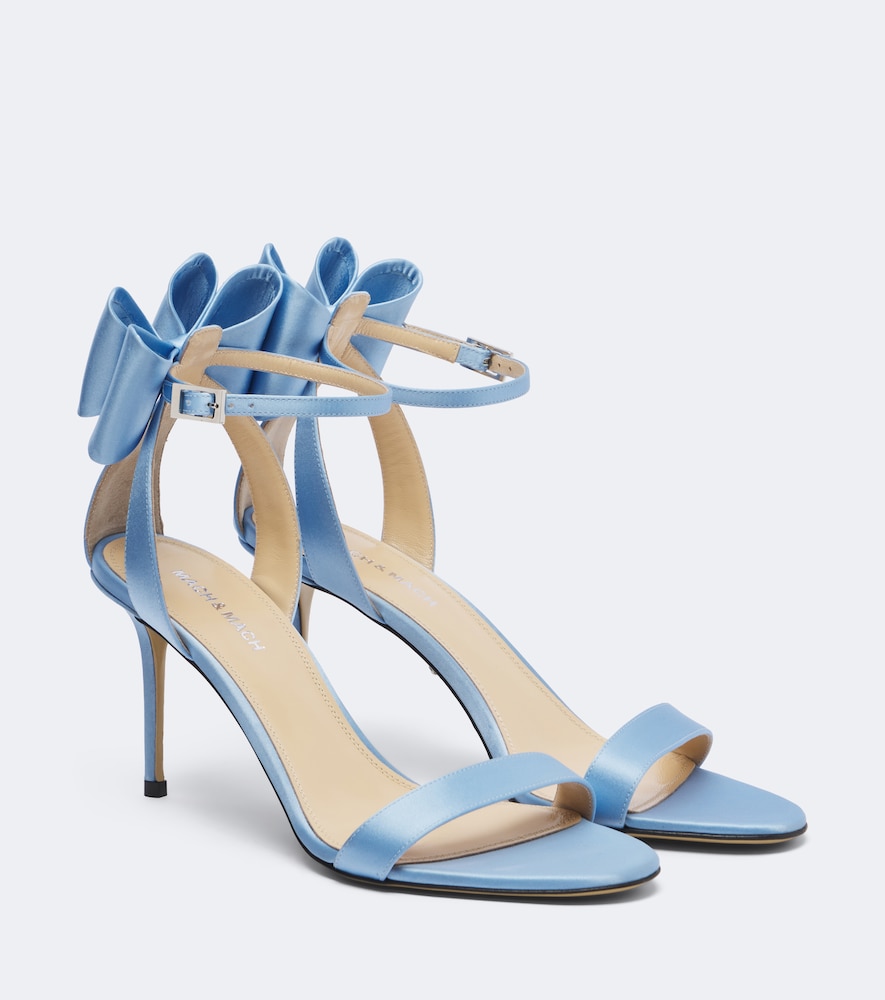 Slingback-Sandalen Le Cadeau aus Satin