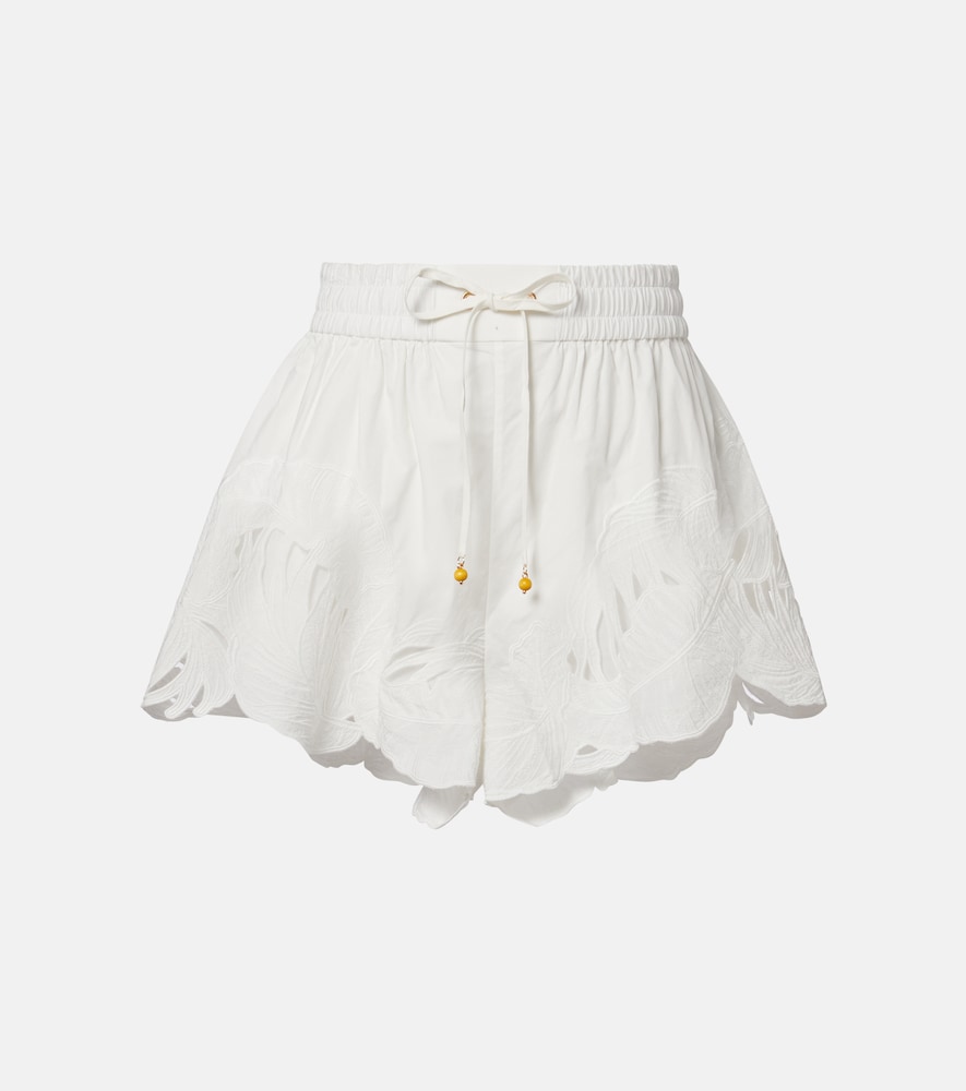 Shorts Mahon in cotone con ricamo