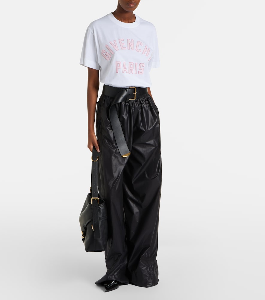 Givenchy Logo-embroidered Boxy-fit T-shirt In White