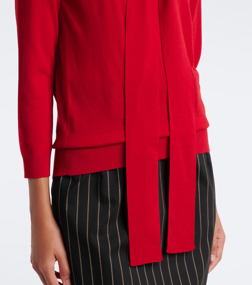 Dolce&Gabbana Bow-Detail Virgin Sweater