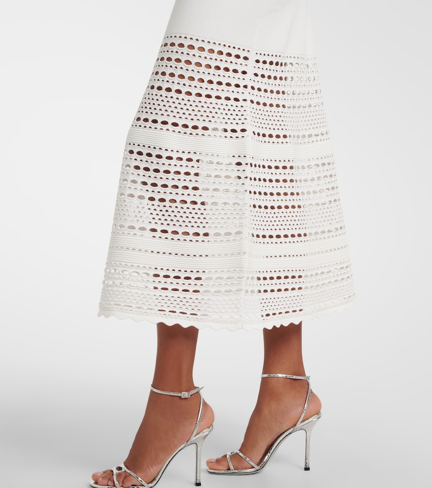  Simkhai Simkhai Westly Open-knit Midi Skirt 