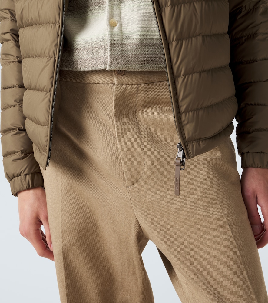 Moncler Pleated cotton straight pants | Thumbnail 4 Moncler Pleated cotton straight pants | Thumbnail 4
