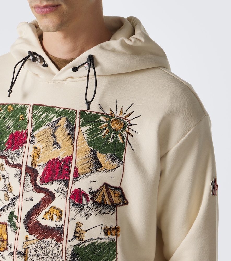 Grenoble Printed Cotton-Blend Jersey Hoodie