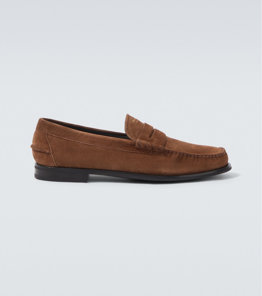  Prada Prada Loafers Aus Veloursleder 