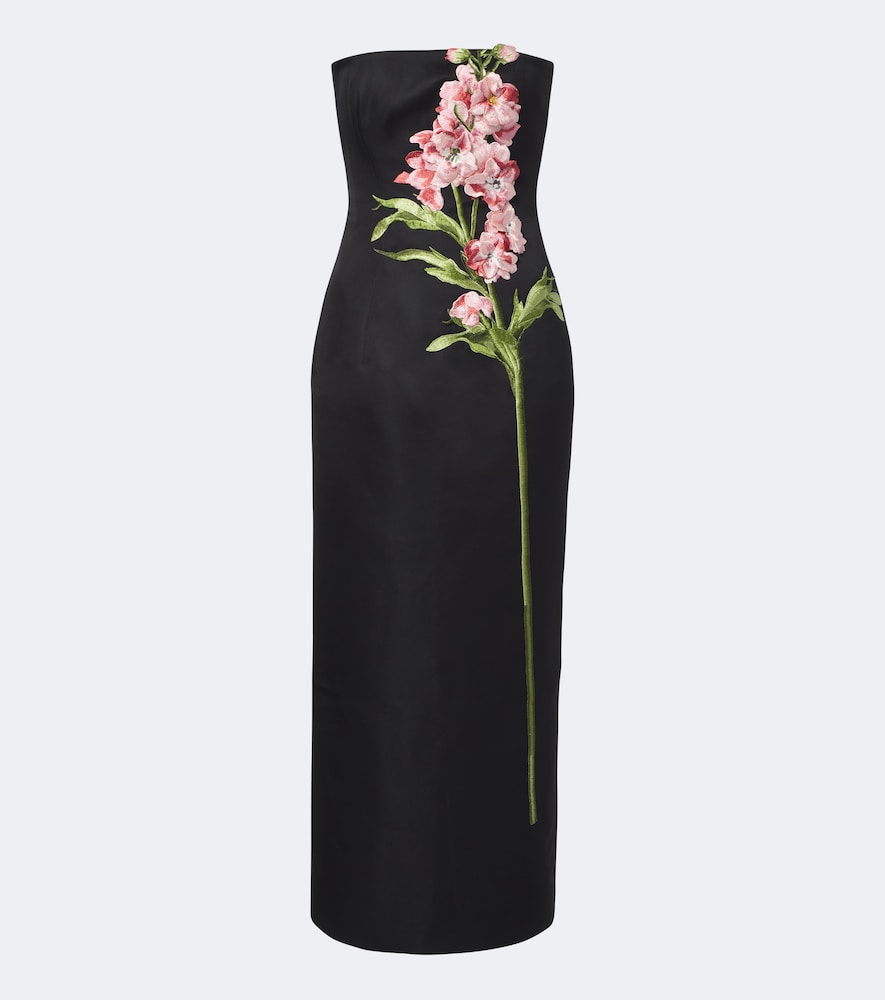 Leo Lin Robe longue bustier Rayna à appliqués