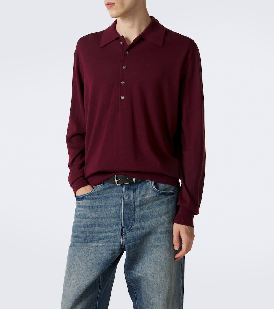 Wool Polo Sweater