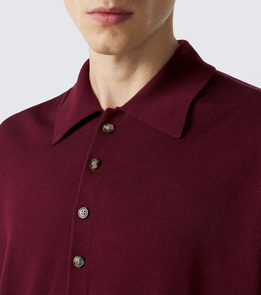 Wool Polo Sweater