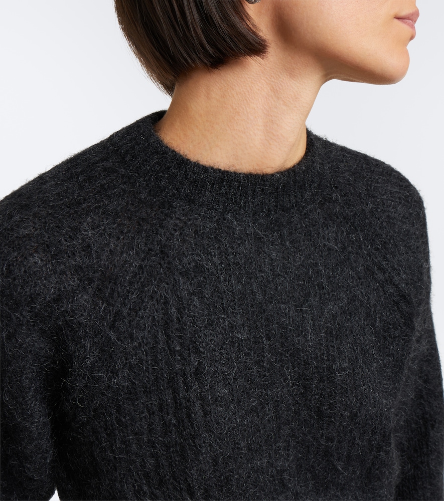 Cropped Mohair And Wool-Blend Sweater