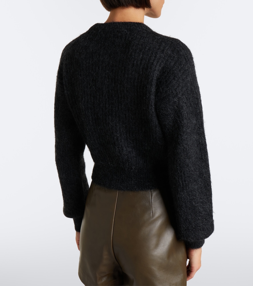 Cropped Mohair And Wool-Blend Sweater