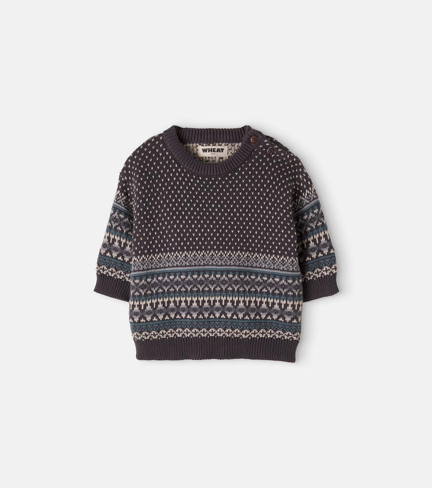 Baby Pullover Julius aus Baumwoll-Jacquard