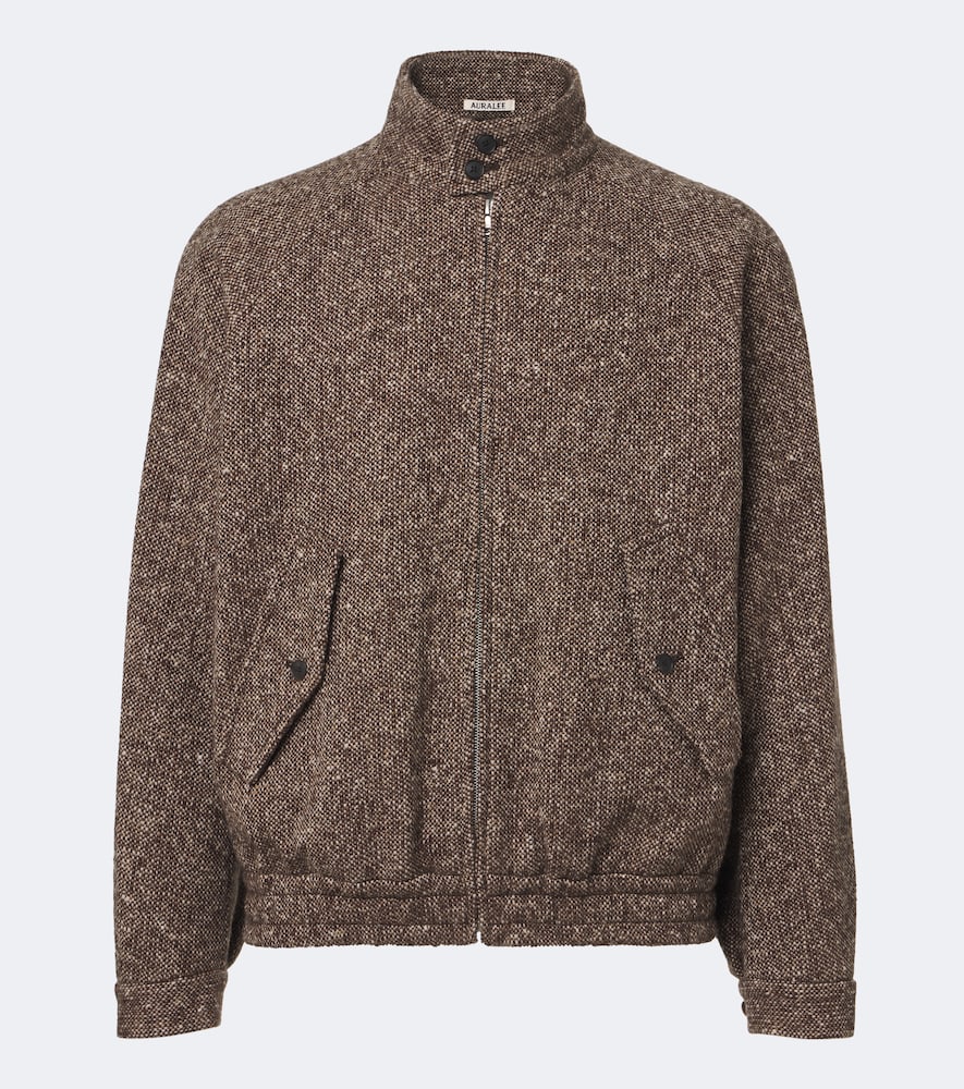 Auralee Wool Jacket In Brown