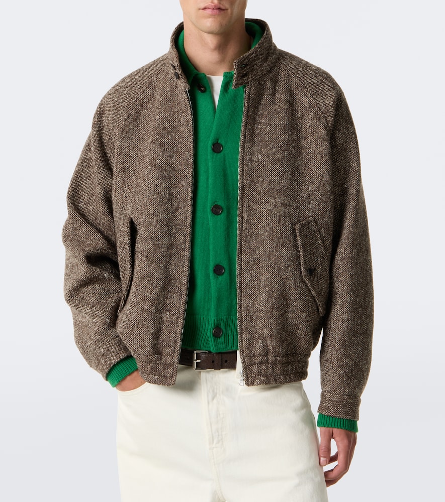 Auralee Wool Jacket In Brown