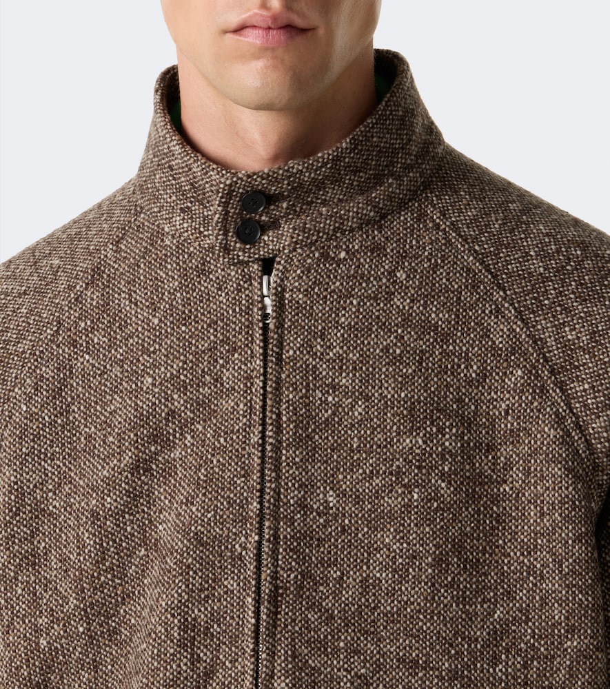 Auralee Wool Jacket In Brown