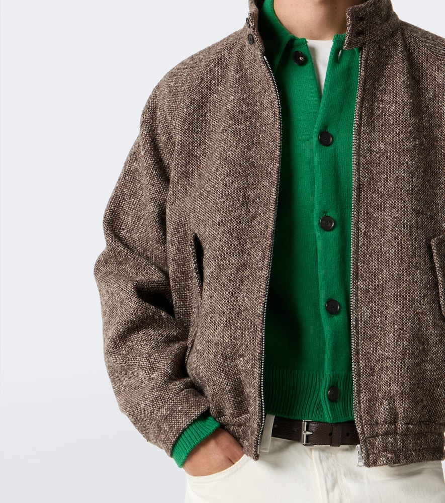Auralee Wool Jacket In Brown