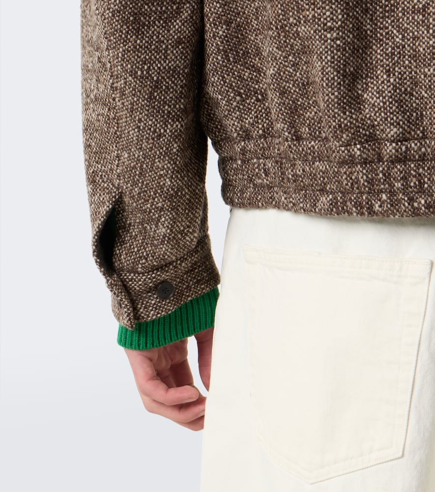Auralee Wool Jacket In Brown