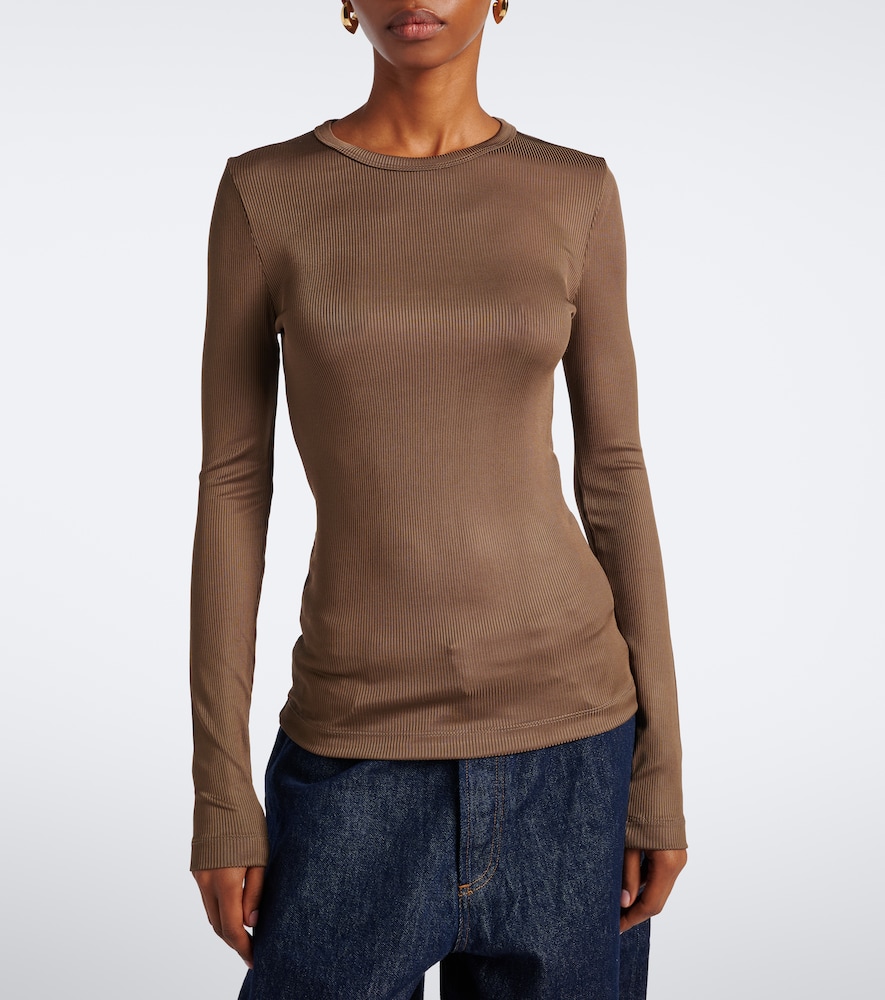 Delphi Ribbed-Knit Top