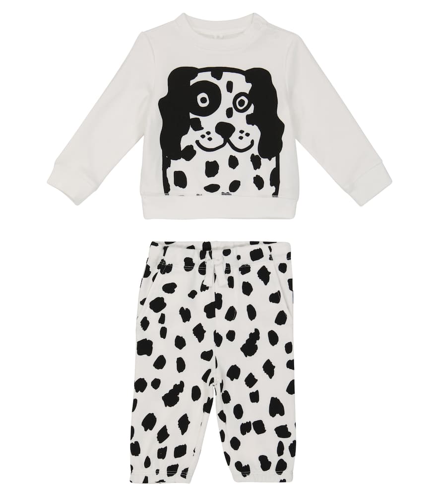 Stella McCartney Kids Baby cotton sweatshirt and pants set