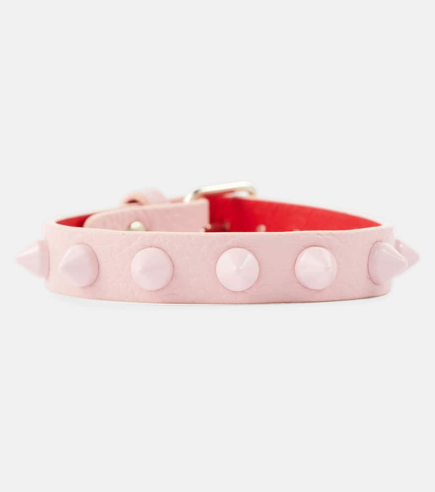 Loubilink studded leather bracelet