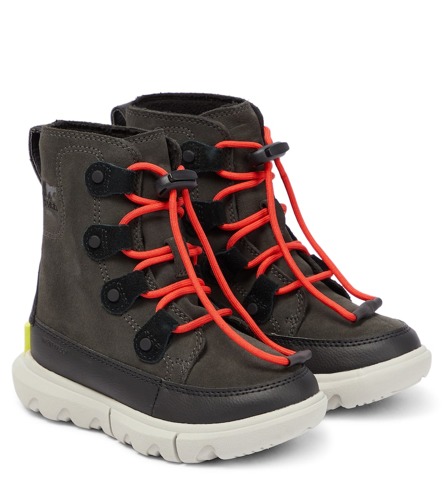 Sorel Kids Explorer suede ankle boots