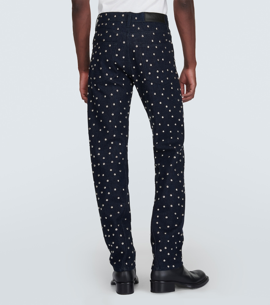  Lanvin Lanvin Verzierte Straight Jeans 