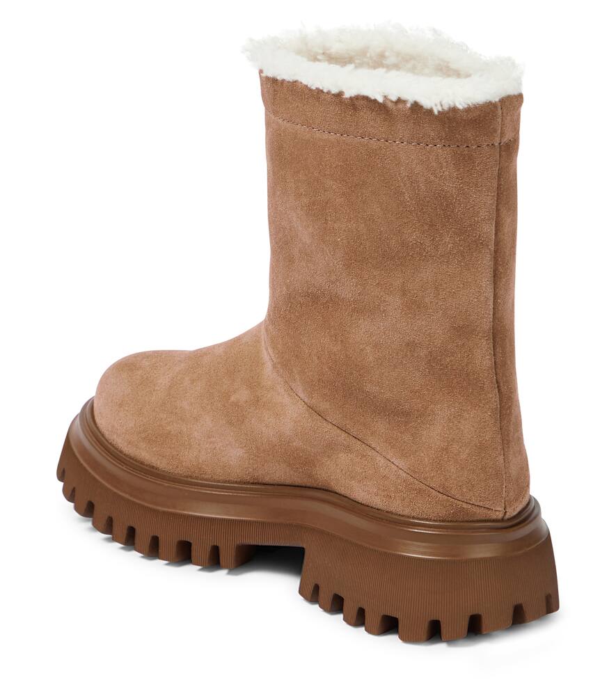 DOLCE & GABBANA SUEDE ANKLE BOOTS