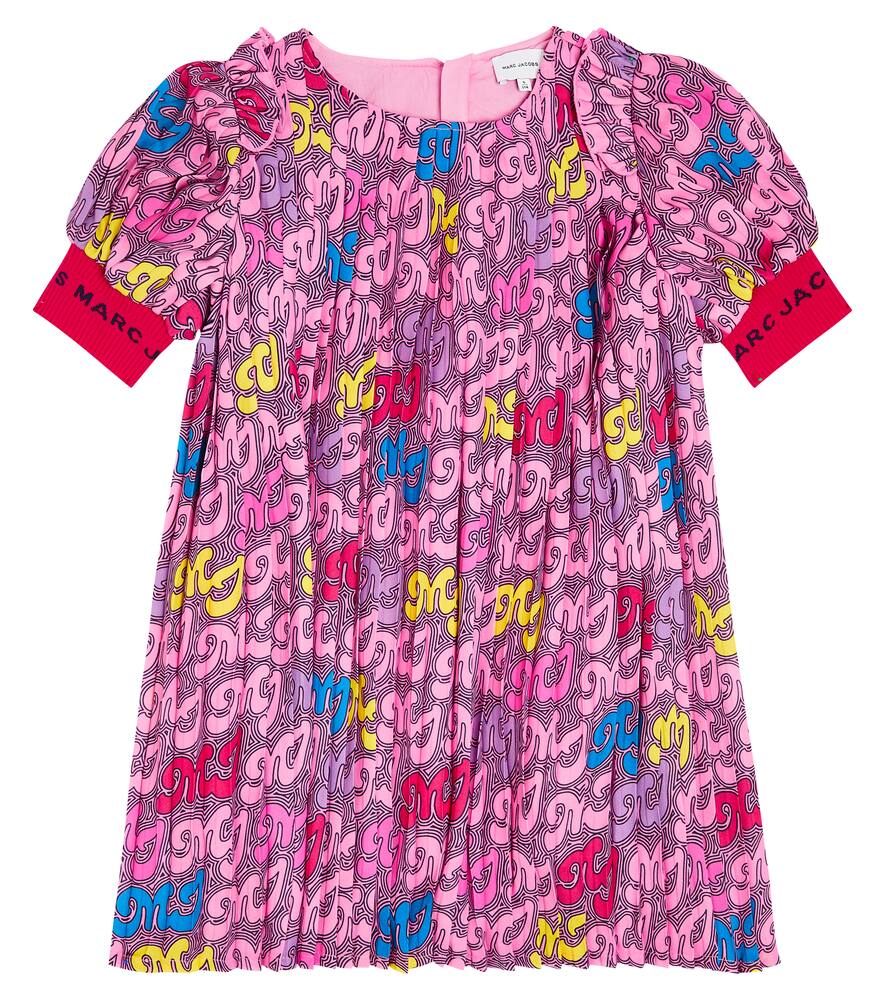 Marc Jacobs Kids Printed satin dress