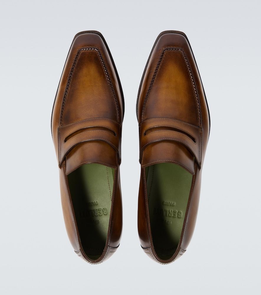  Berluti Berluti Andy Leather Loafers 