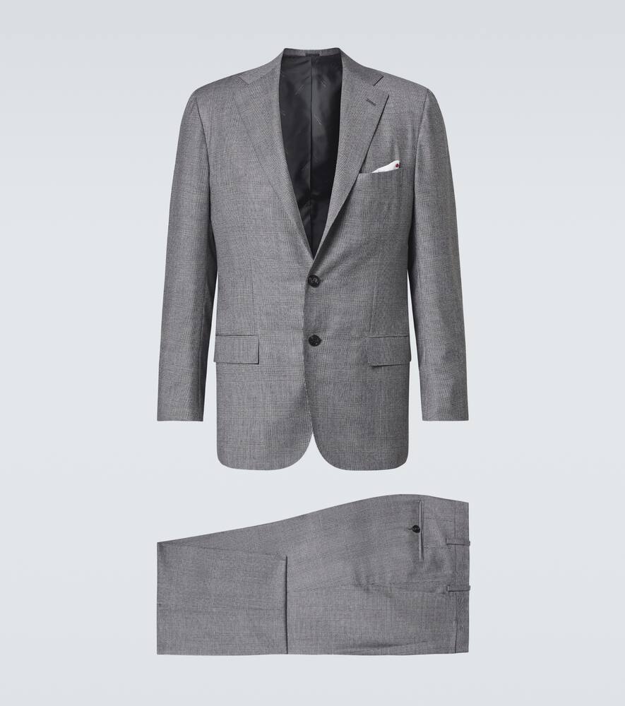 Kiton Single-breasted virgin wool suit