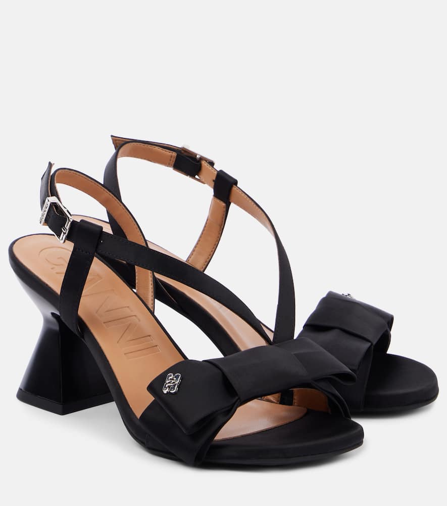 Bow-detail slingback pumps
