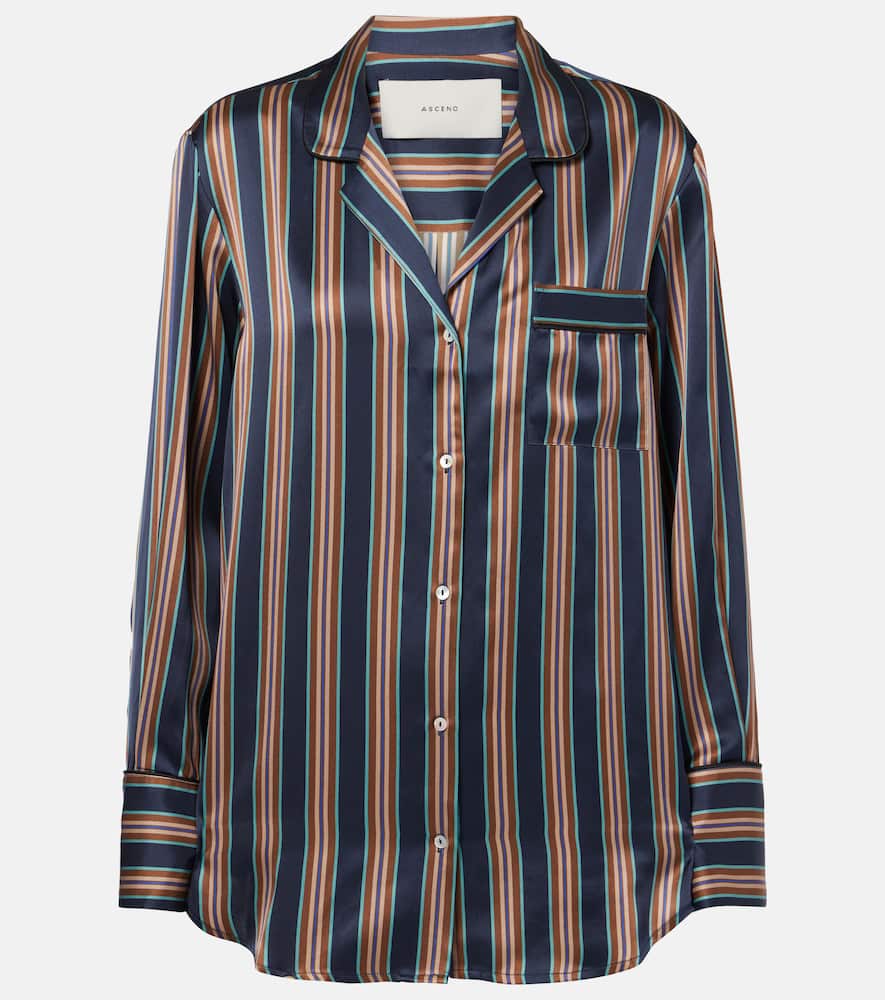 Paris silk charmeuse shirt