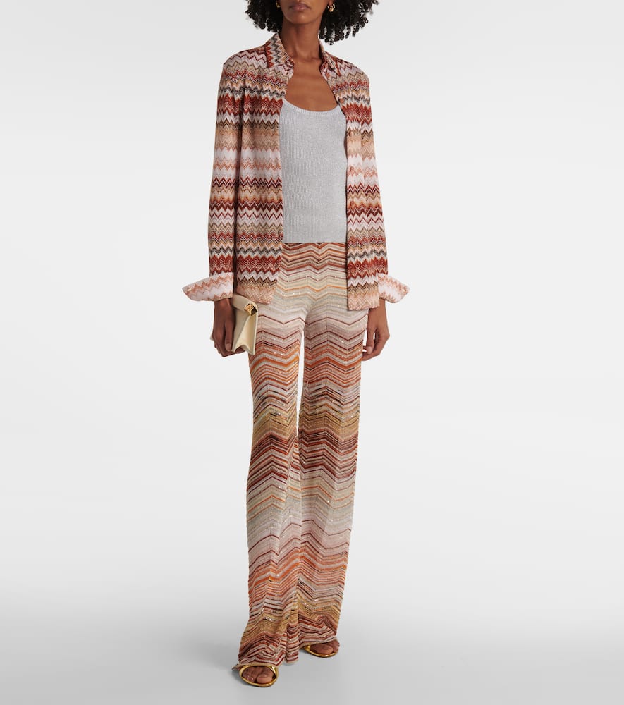 Shop Missoni Lame Tank Top In Silver