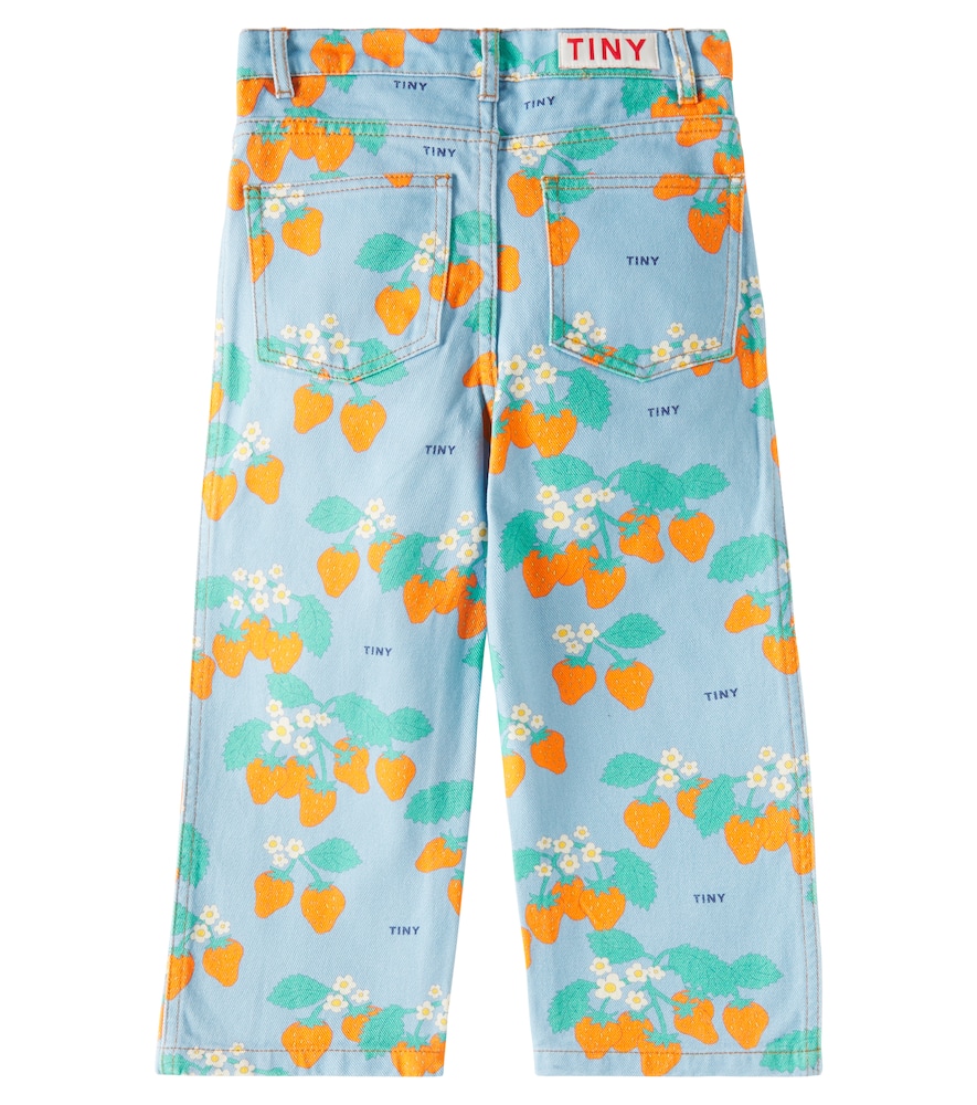 Tinycottons Strawberries Straight Jeans In Multicoloured
